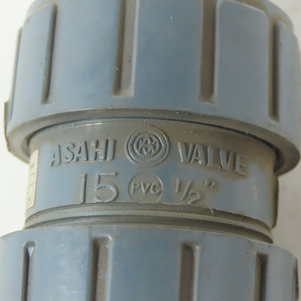 ASAHI Spring Loaded 15 Ball Check Valve 1/2" Slip PVC