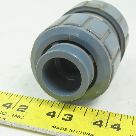 ASAHI Spring Loaded 15 Ball Check Valve 1/2" Slip PVC
