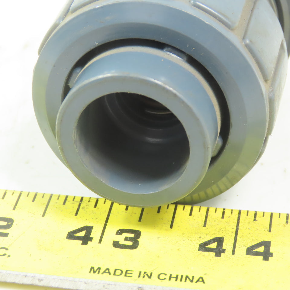 ASAHI Spring Loaded 15 Ball Check Valve 1/2" Slip PVC