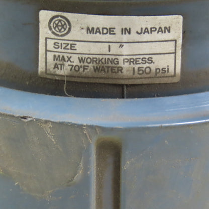 ASAHI <-- Spring Loaded 25 Ball Check Valve 1" Slip PVC