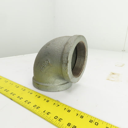Ward Galvanized Steel 3" NPT 90° Degree Elbow
