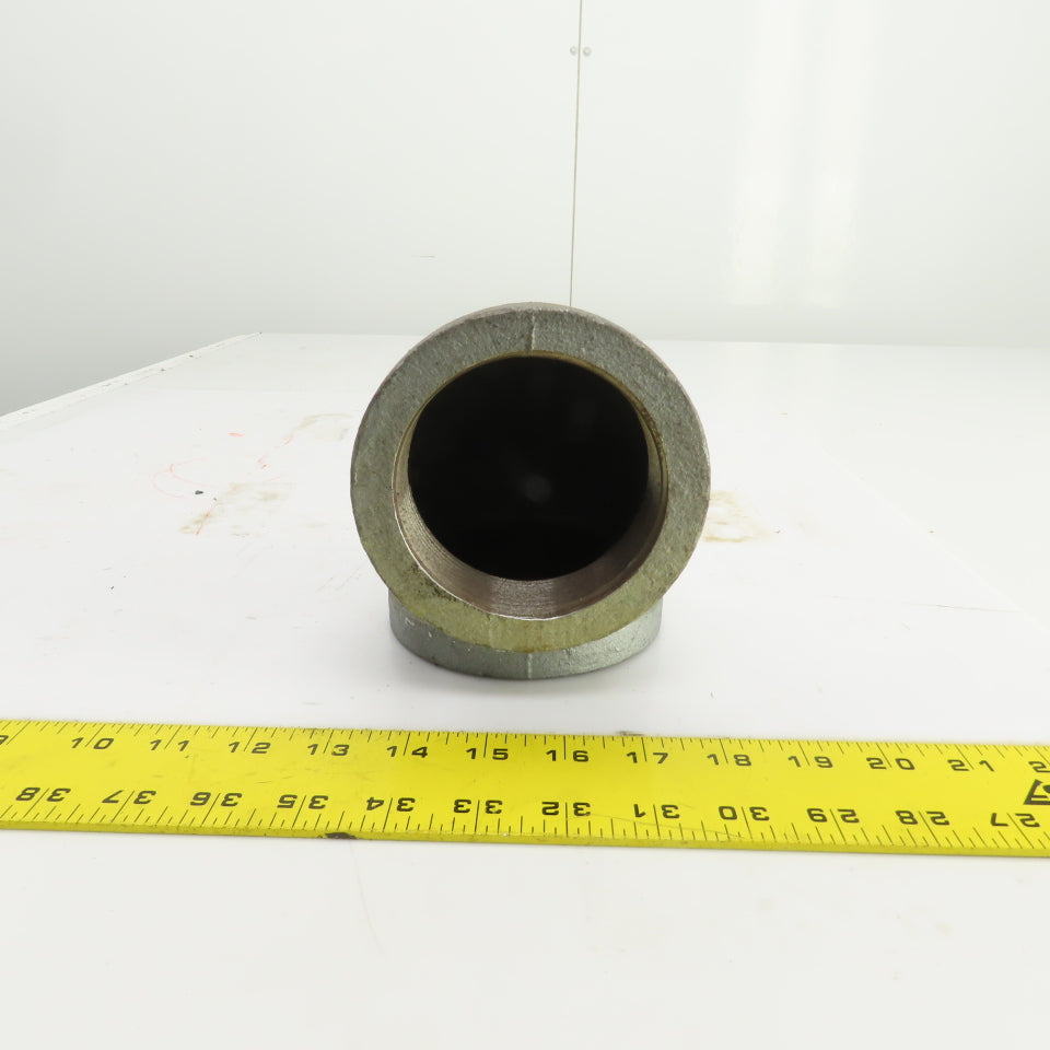 Ward Galvanized Steel 3" NPT 90° Degree Elbow