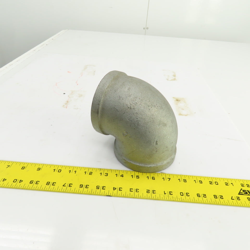 Ward Galvanized Steel 3" NPT 90° Degree Elbow