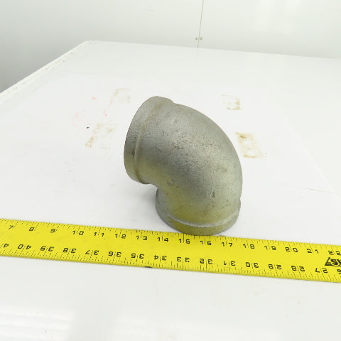 Ward Galvanized Steel 3" NPT 90° Degree Elbow