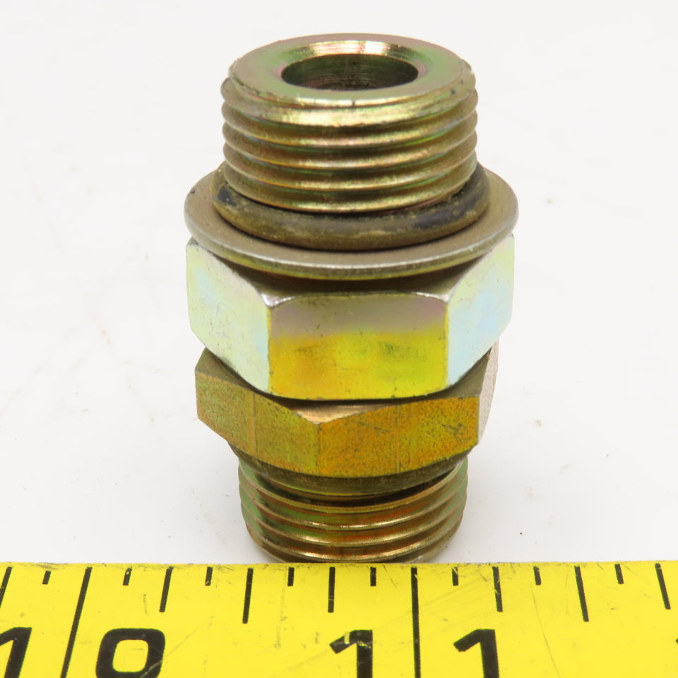 1/2" (-8) O-Ring Boss ORB Male Union Connector 3/4"-16 Thread