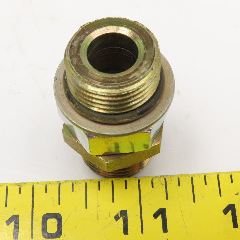 1/2" (-8) O-Ring Boss ORB Male Union Connector 3/4"-16 Thread