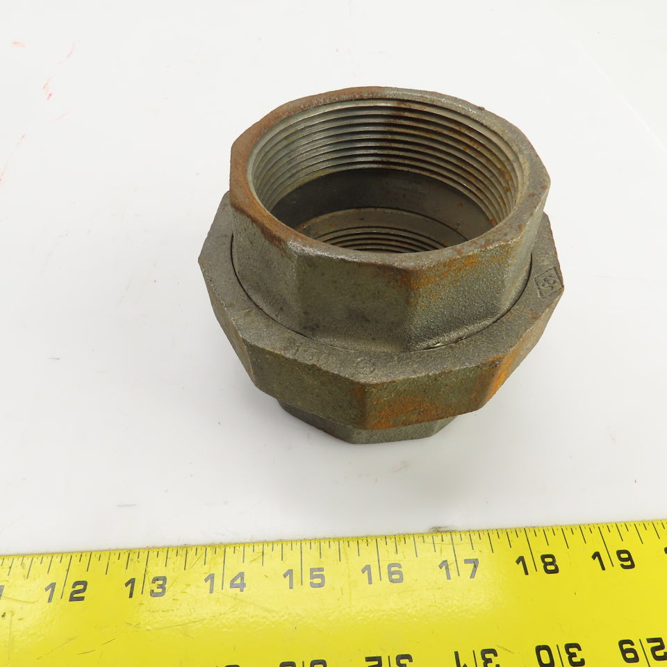 Malleable Iron 3" NPT Pipe Union