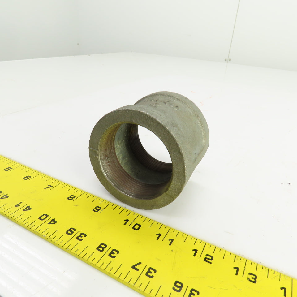 Ward Galvanized Malleable Iron 2" NPT Pipe Coupling USA