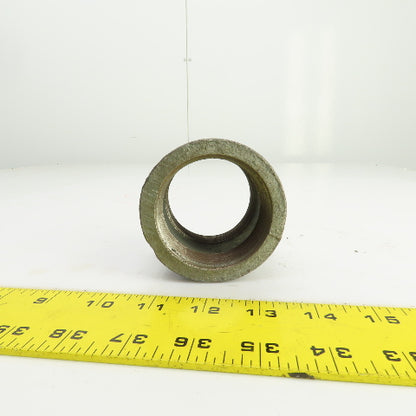 Ward Galvanized Malleable Iron 2" NPT Pipe Coupling USA