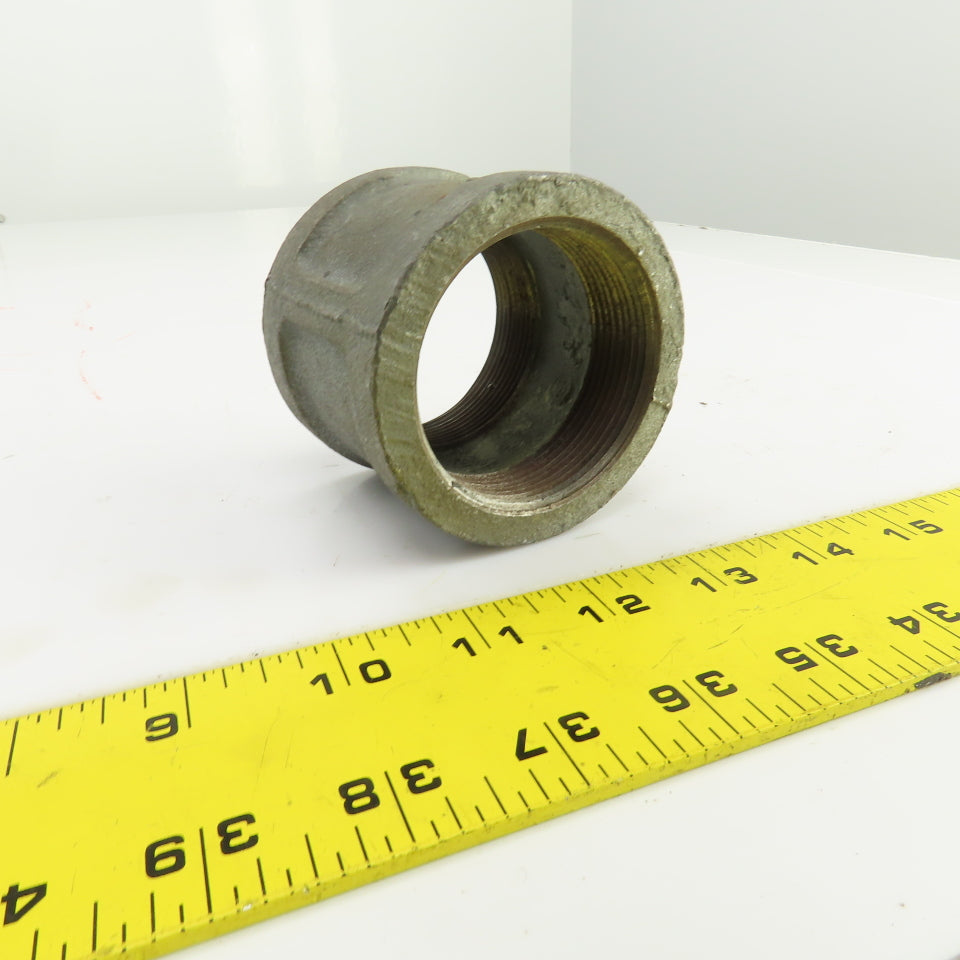 Ward Galvanized Malleable Iron 2" NPT Pipe Coupling USA