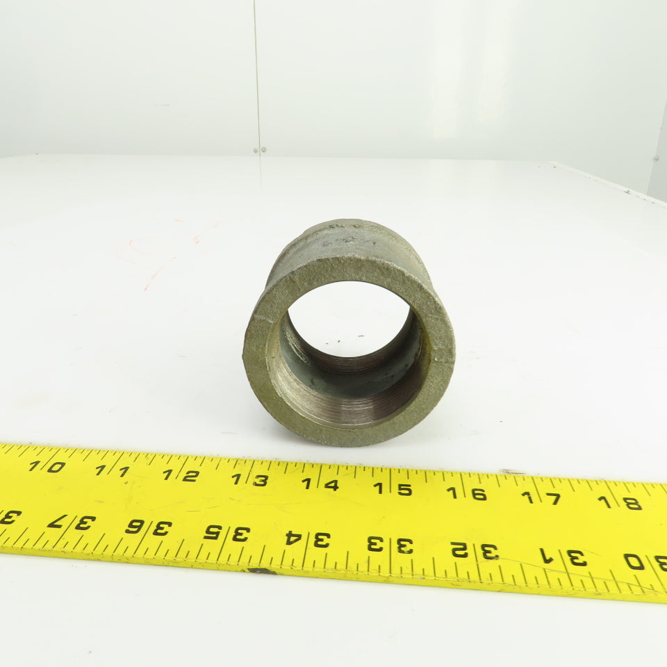 Ward Galvanized Malleable Iron 2" NPT Pipe Coupling USA