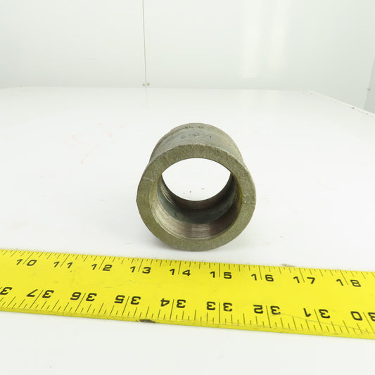 Ward Galvanized Malleable Iron 2" NPT Pipe Coupling USA