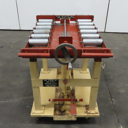 Siegel Pallet 2040CART 1200Lbs Foot Powered Roller Pallet Lift Cart 29"-44" Lift