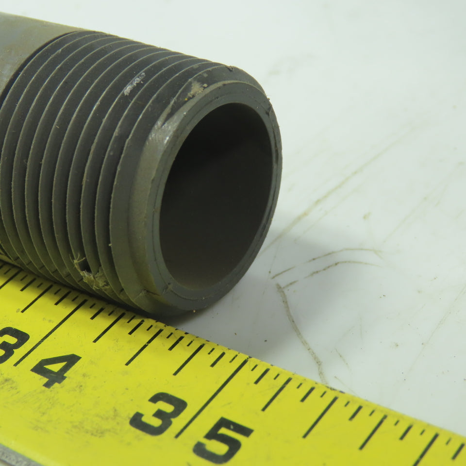 1" MPT x4" Pipe Nipple Schedule 80 Gray PVC Lot of 8