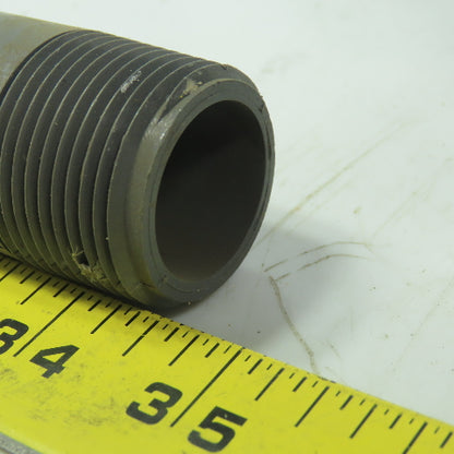 1" MPT x4" Pipe Nipple Schedule 80 Gray PVC Lot of 8
