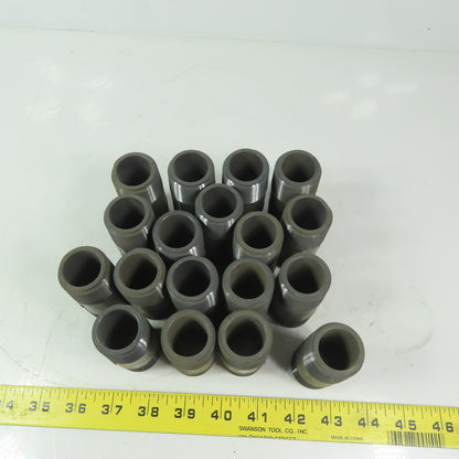 1" MPT x4" Pipe Nipple Schedule 80 Gray PVC Lot of 8