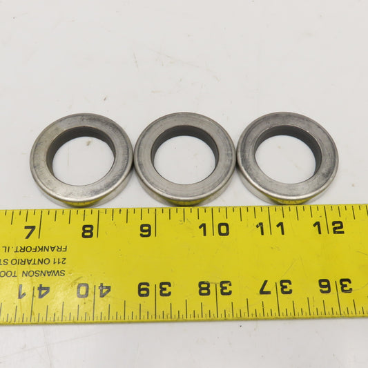 American Variseal 1-7/8" x 1-1/8" ID x 5/16" Stainless Steel Shaft Seal Lot/3