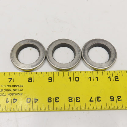 American Variseal 1-7/8" x 1-1/8" ID x 5/16" Stainless Steel Shaft Seal Lot/3