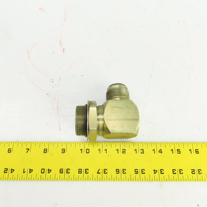 1" (-16) Male JIC Flare Sealed Seat x 1-1/4" (-20) ORB 90° Hydraulic Elbow
