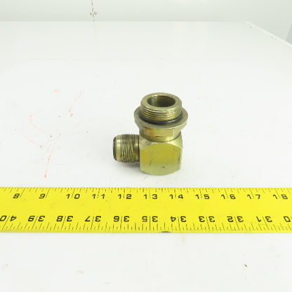 1" (-16) Male JIC Flare Sealed Seat x 1-1/4" (-20) ORB 90° Hydraulic Elbow