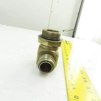 1" (-16) Male JIC Flare Sealed Seat x 1-1/4" (-20) ORB 90° Hydraulic Elbow
