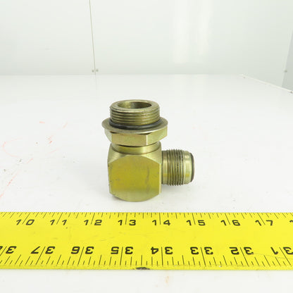 1" (-16) Male JIC Flare Sealed Seat x 1-1/4" (-20) ORB 90° Hydraulic Elbow