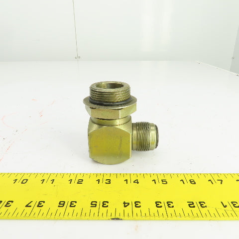 1" (-16) Male JIC Flare Sealed Seat x 1-1/4" (-20) ORB 90° Hydraulic Elbow