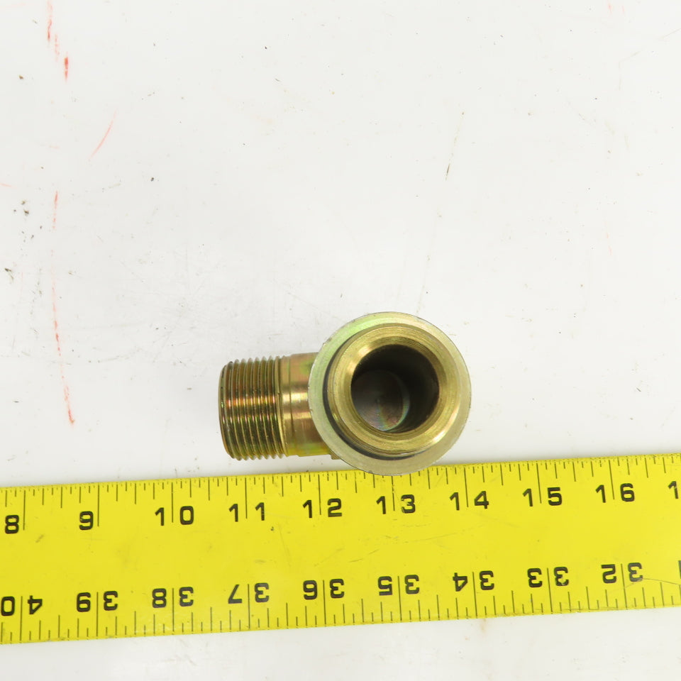 1" (-16) Male NPSM Flare Seat x 1" (-16) ORB Male 90° Hydraulic Elbow