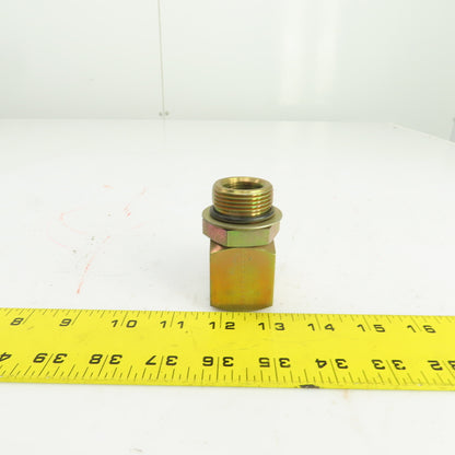 1" (-16) Male NPSM Flare Seat x 1" (-16) ORB Male 90° Hydraulic Elbow