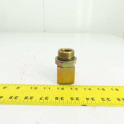 1" (-16) Male NPSM Flare Seat x 1" (-16) ORB Male 90° Hydraulic Elbow