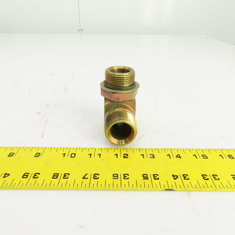 1" (-16) Male NPSM Flare Seat x 1" (-16) ORB Male 90° Hydraulic Elbow