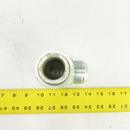 1-1/2" (-24) Male JIC Flare x 1-1/2" (-24) ORB Male 90° Hydraulic Elbow Fitting