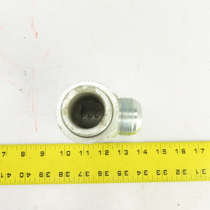 1-1/2" (-24) Male JIC Flare x 1-1/2" (-24) ORB Male 90° Hydraulic Elbow Fitting