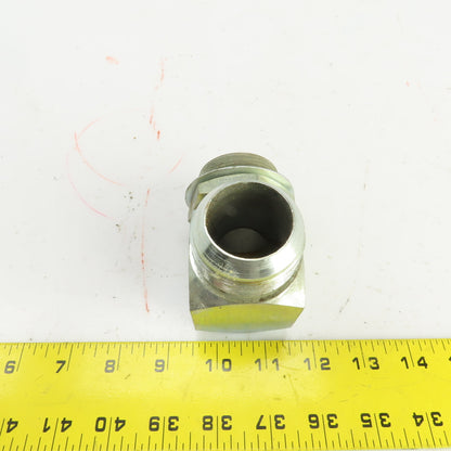 1-1/2" (-24) Male JIC Flare x 1-1/2" (-24) ORB Male 90° Hydraulic Elbow Fitting