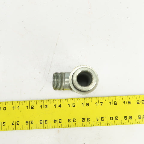 1" (-16) Male N.P.S.M x 1" (-16) ORB Male 90° Hydraulic Elbow Fitting
