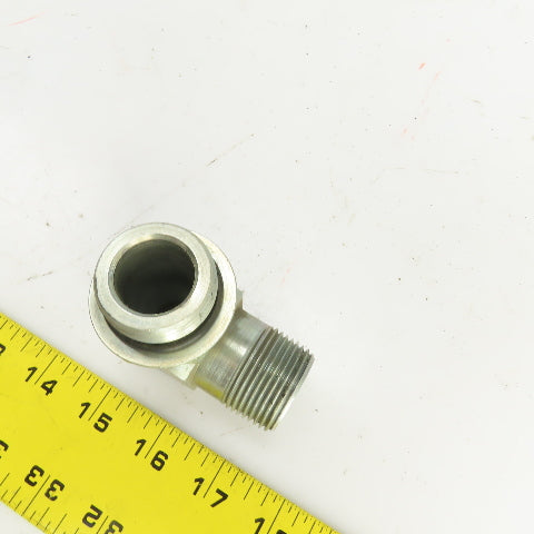 1" (-16) Male N.P.S.M x 1" (-16) ORB Male 90° Hydraulic Elbow Fitting