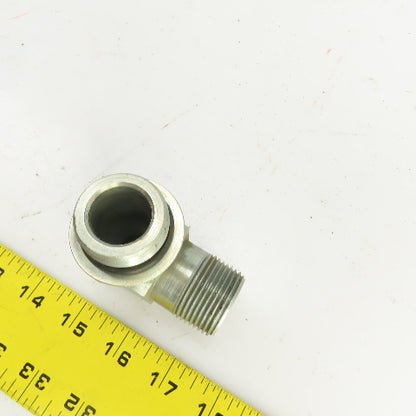 1" (-16) Male N.P.S.M x 1" (-16) ORB Male 90° Hydraulic Elbow Fitting