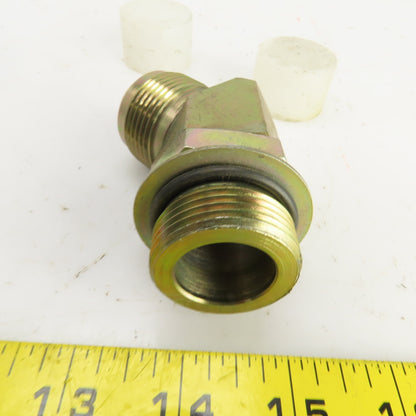1" (-16) Male JIC Flare x 1" (-16) Male ORB Hydraulic 45° Elbow Fitting