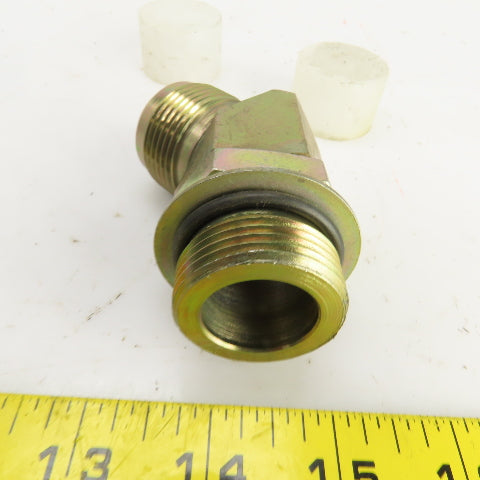 1" (-16) Male JIC Flare x 1" (-16) Male ORB Hydraulic 45° Elbow Fitting