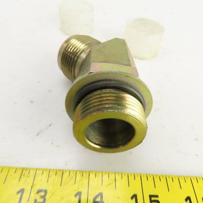 1" (-16) Male JIC Flare x 1" (-16) Male ORB Hydraulic 45° Elbow Fitting