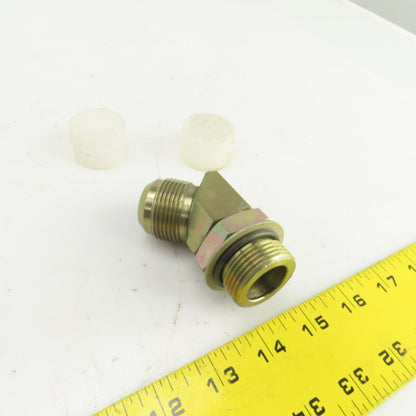 1" (-16) Male JIC Flare x 1" (-16) Male ORB Hydraulic 45° Elbow Fitting