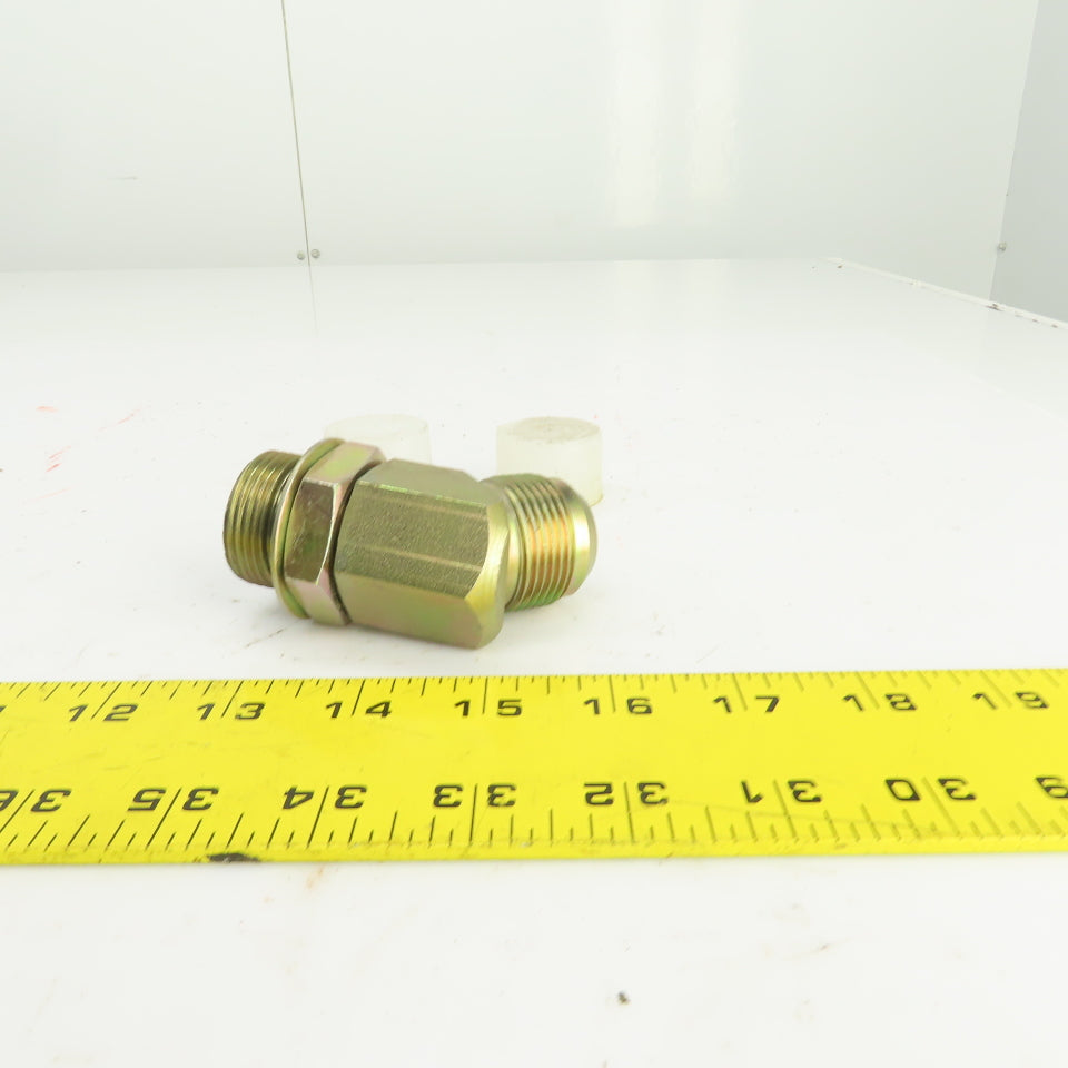 1" (-16) Male JIC Flare x 1" (-16) Male ORB Hydraulic 45° Elbow Fitting
