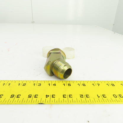 1" (-16) Male JIC Flare x 1" (-16) Male ORB Hydraulic 45° Elbow Fitting