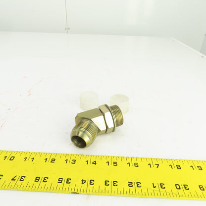 1" (-16) Male JIC Flare x 1" (-16) Male ORB Hydraulic 45° Elbow Fitting