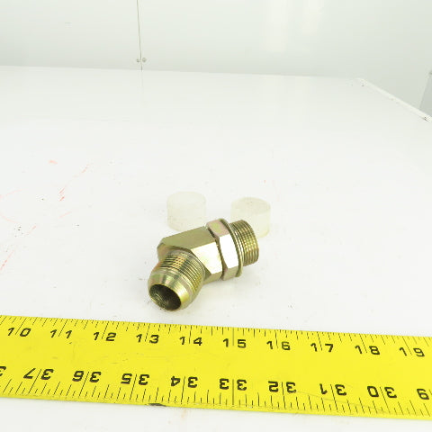 1" (-16) Male JIC Flare x 1" (-16) Male ORB Hydraulic 45° Elbow Fitting