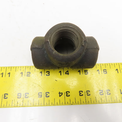 3/4" NPT Forged Steel Pipe Tee Lot Of 3