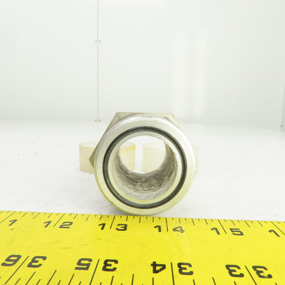 1-1/2" (-24) Male  x 1-1/2" Male Hydraulic O-Ring Flat Face Coupling