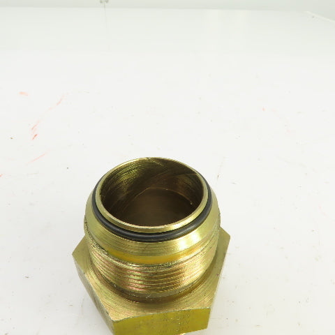 1-1/2" (-24) Male ORB  x 1-1/2" Male JIC Flare Seated Seal Hydraulic Coupling