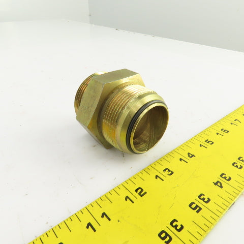 1-1/2" (-24) Male ORB  x 1-1/2" Male JIC Flare Seated Seal Hydraulic Coupling