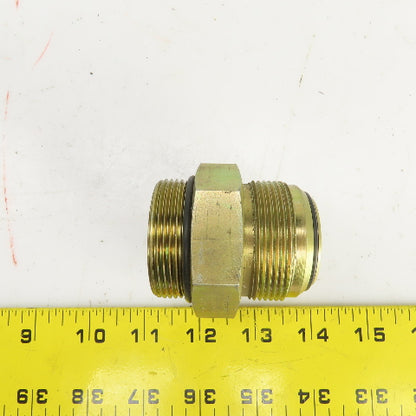 1-1/2" (-24) Male ORB  x 1-1/2" Male JIC Flare Seated Seal Hydraulic Coupling